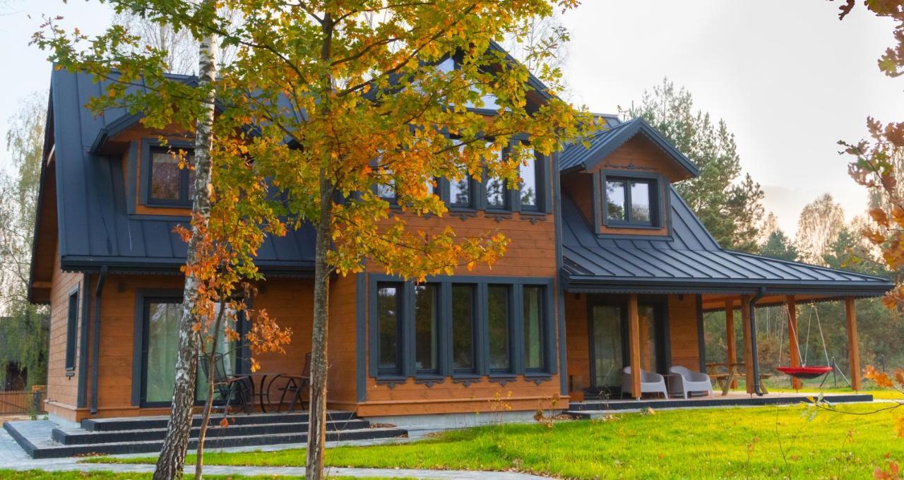 Ferienwohnung Zubrowe Siolo - Dom Nad Lakami Białowieża Exterior foto